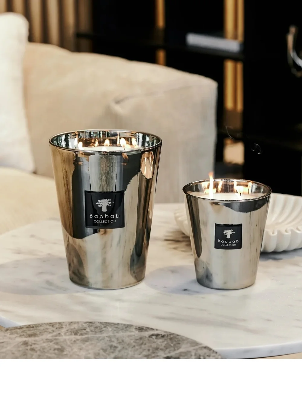 Baobab Candle.  SCENTED CANDLE LES EXCLUSIVES PLATINUM Max 16. New in a Box.